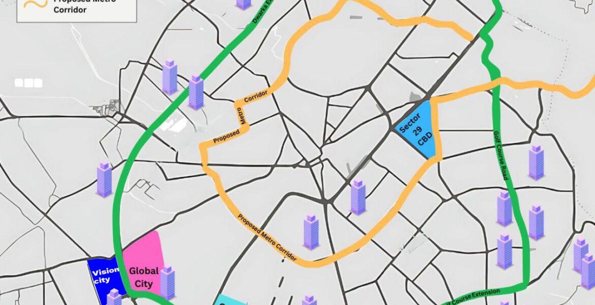 vision city, Gurgaon, sector 88